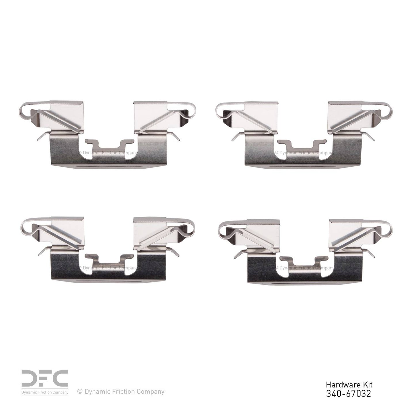 Dynamic Friction Company Disc Brake Hardware Kit 340-67032