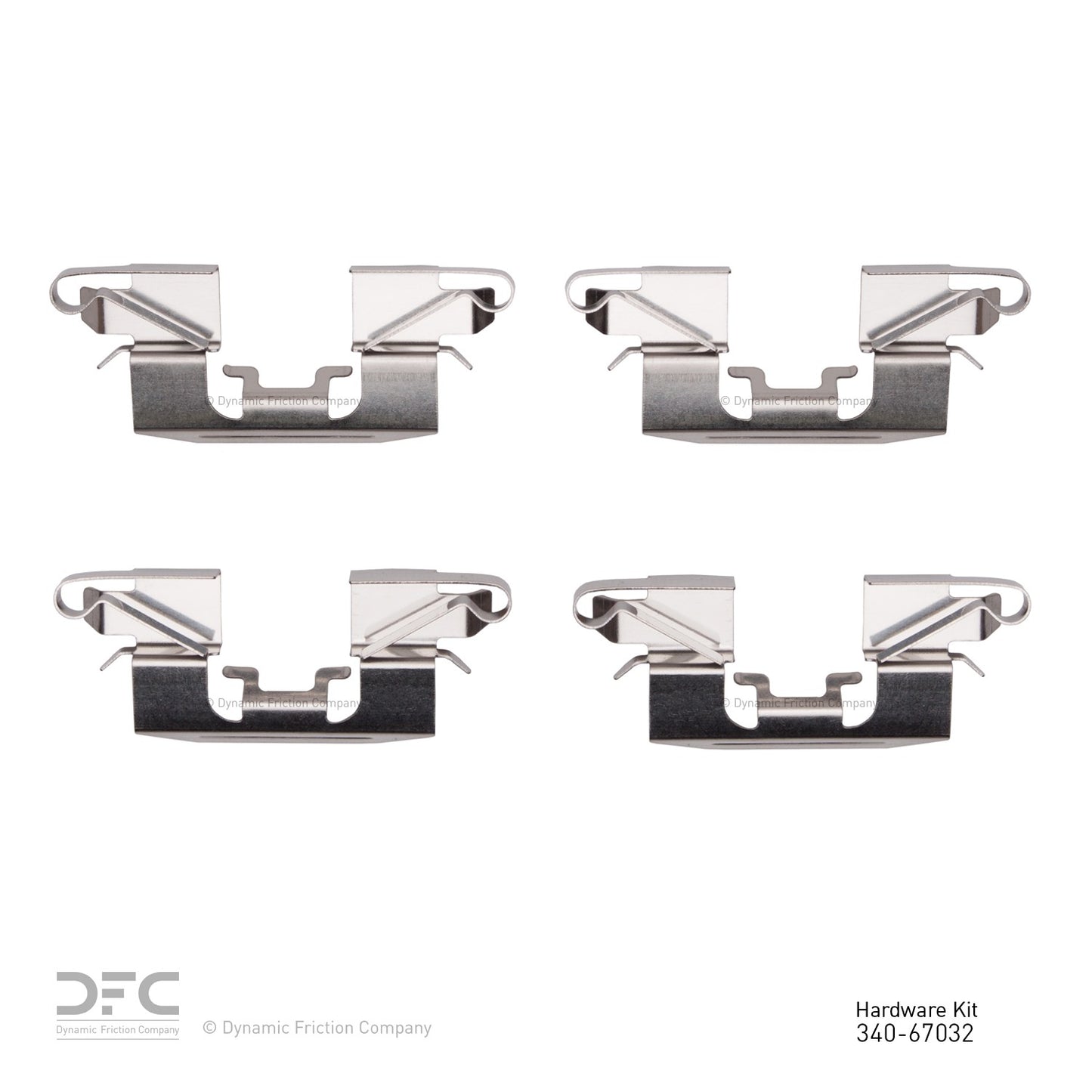 Dynamic Friction Company Disc Brake Hardware Kit 340-67032