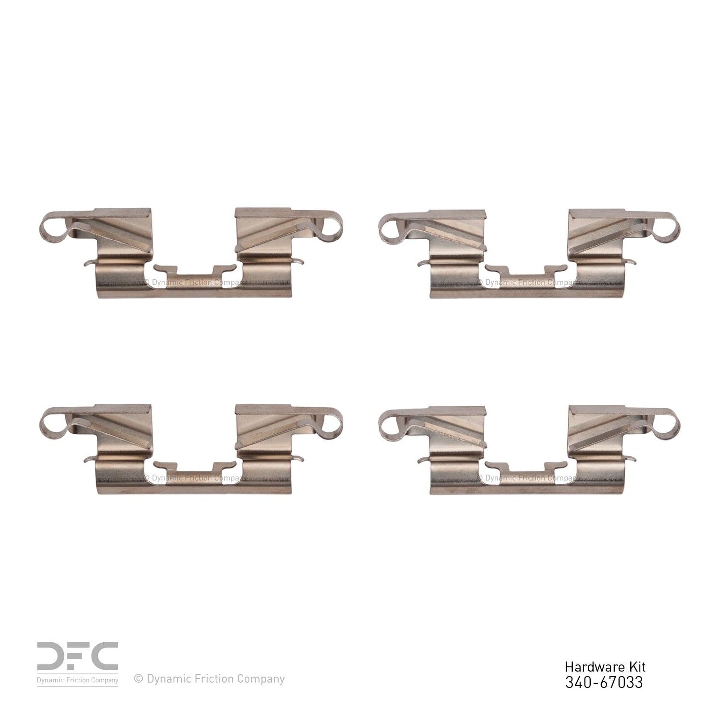 Dynamic Friction Company Disc Brake Hardware Kit 340-67033