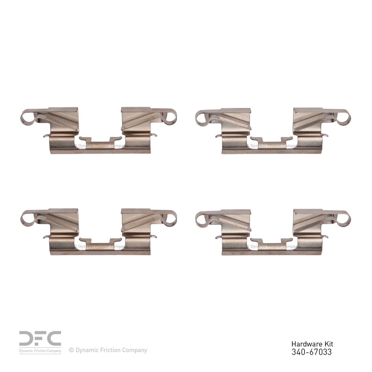 Dynamic Friction Company Disc Brake Hardware Kit 340-67033