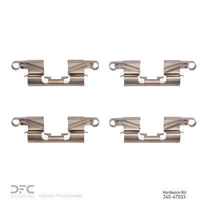 Dynamic Friction Company Disc Brake Hardware Kit 340-67033