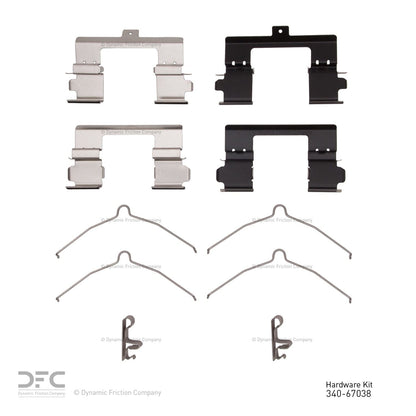 Dynamic Friction Company Disc Brake Hardware Kit 340-67038