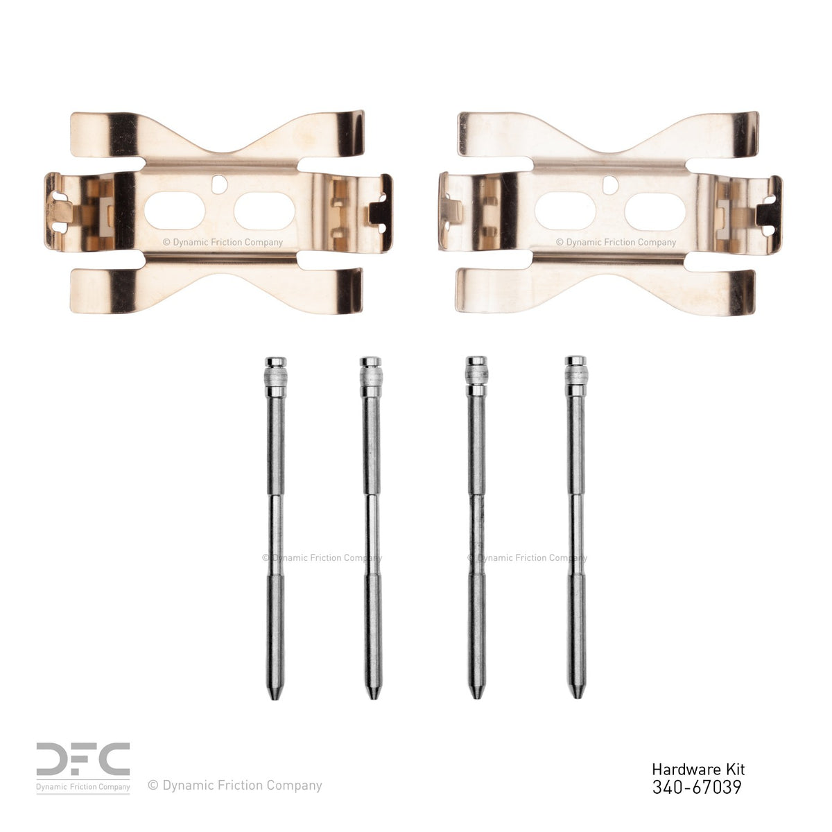 Dynamic Friction Company Disc Brake Hardware Kit 340-67039