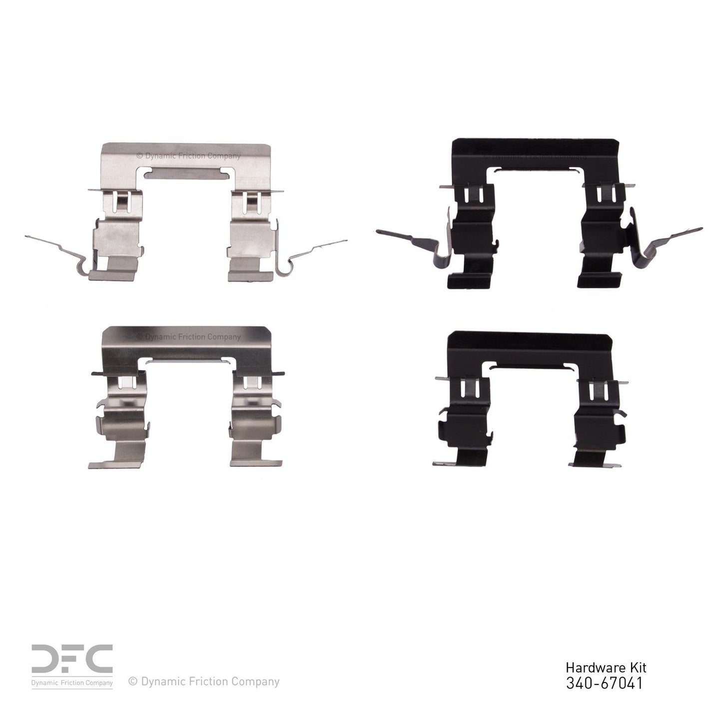 Dynamic Friction Company Disc Brake Hardware Kit 340-67041