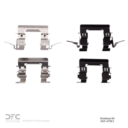 Dynamic Friction Company Disc Brake Hardware Kit 340-67041