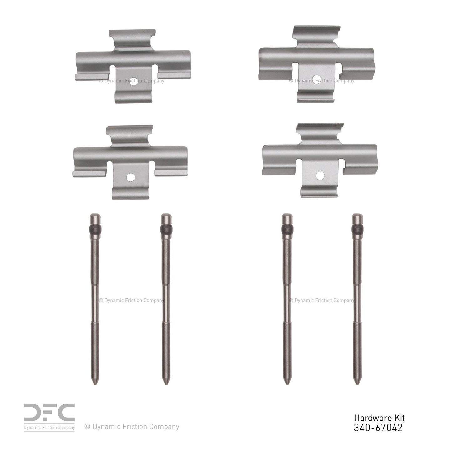 Dynamic Friction Company Disc Brake Hardware Kit 340-67042