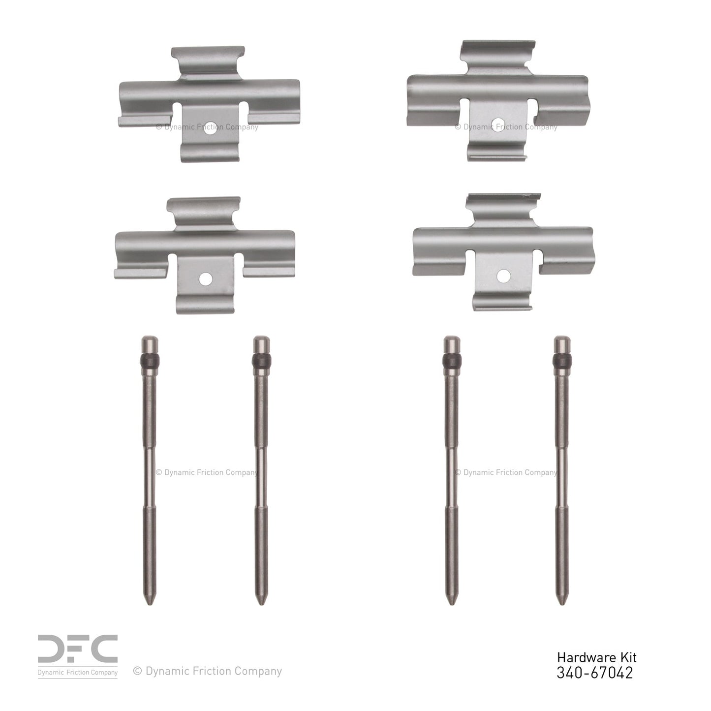 Dynamic Friction Company Disc Brake Hardware Kit 340-67042