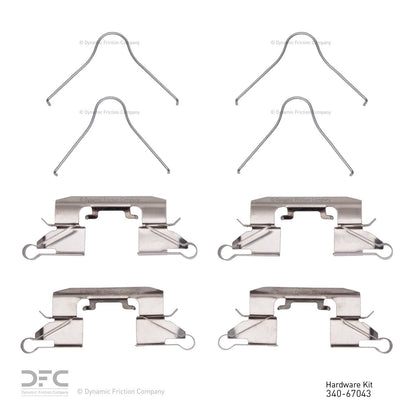Dynamic Friction Company Disc Brake Hardware Kit 340-67043