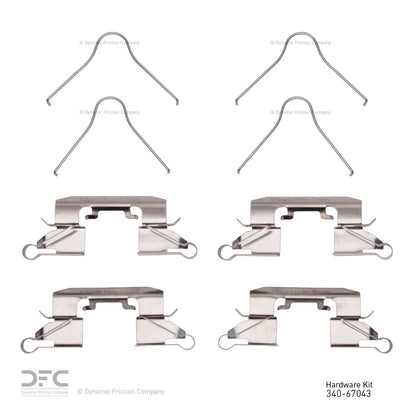 Dynamic Friction Company Disc Brake Hardware Kit 340-67043