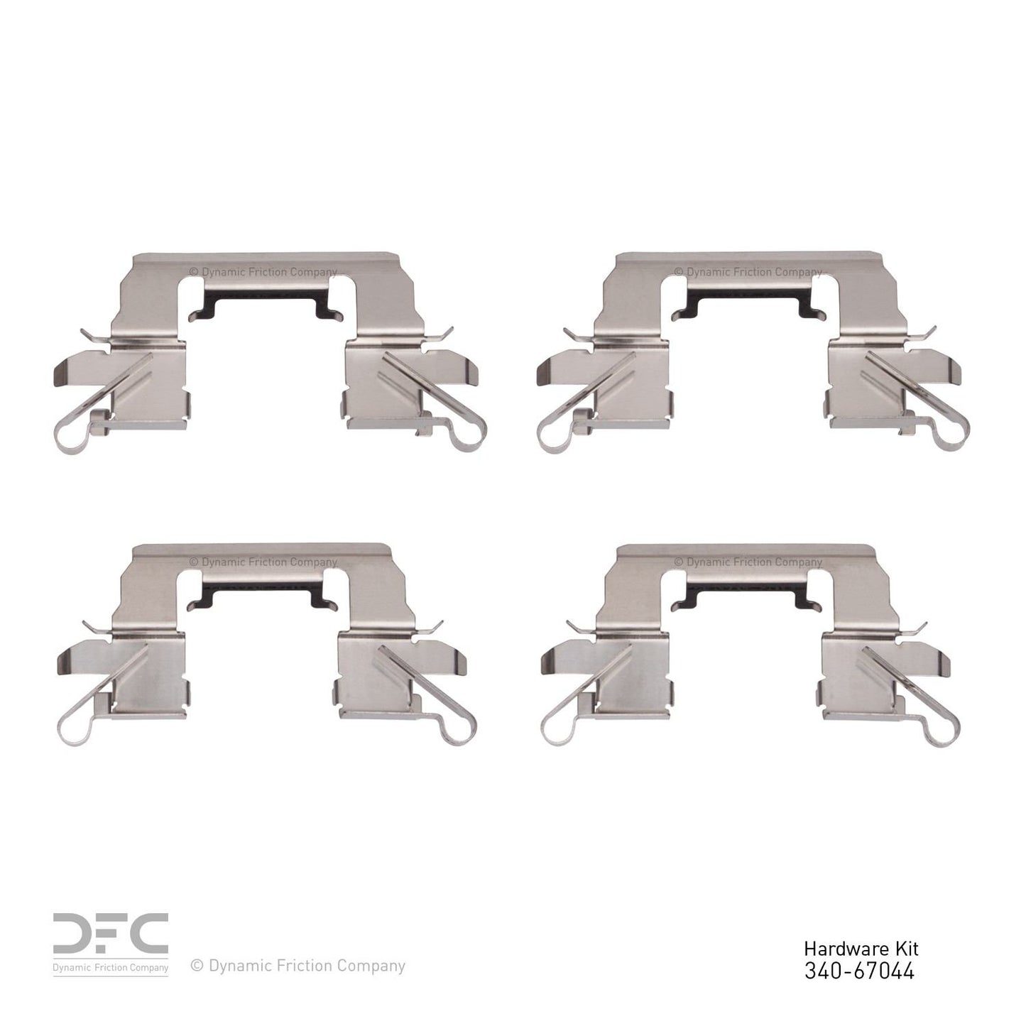 Dynamic Friction Company Disc Brake Hardware Kit 340-67044