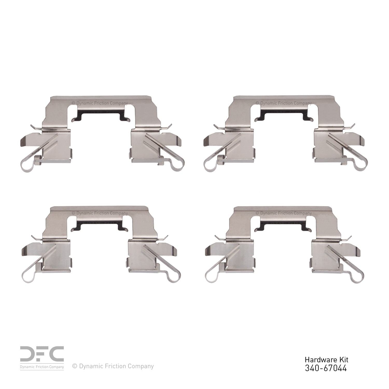 Dynamic Friction Company Disc Brake Hardware Kit 340-67044