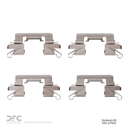 Dynamic Friction Company Disc Brake Hardware Kit 340-67045