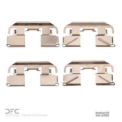 Dynamic Friction Company Disc Brake Hardware Kit 340-67053