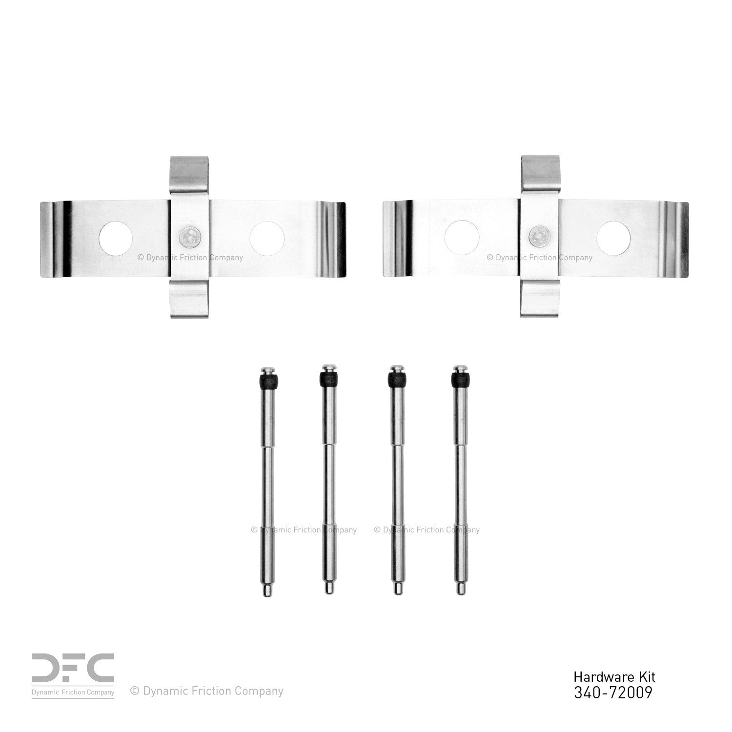 Dynamic Friction Company Disc Brake Hardware Kit 340-72009