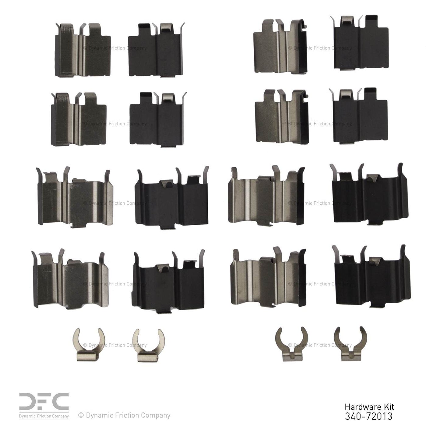 Dynamic Friction Company Disc Brake Hardware Kit 340-72013