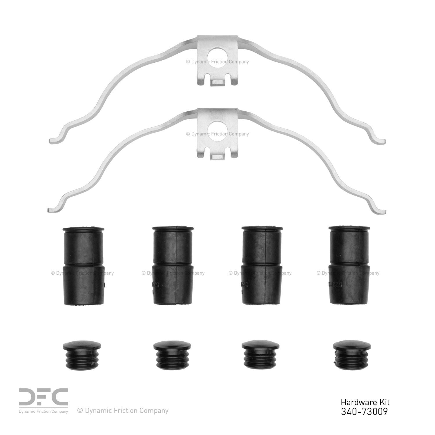Dynamic Friction Company Disc Brake Hardware Kit 340-73009