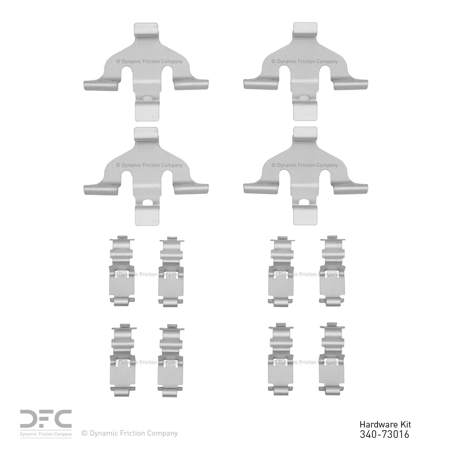 Dynamic Friction Company Disc Brake Hardware Kit 340-73016