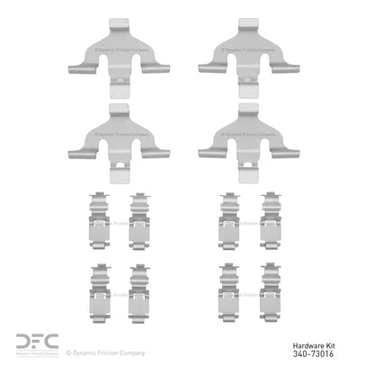 Dynamic Friction Company Disc Brake Hardware Kit 340-73016