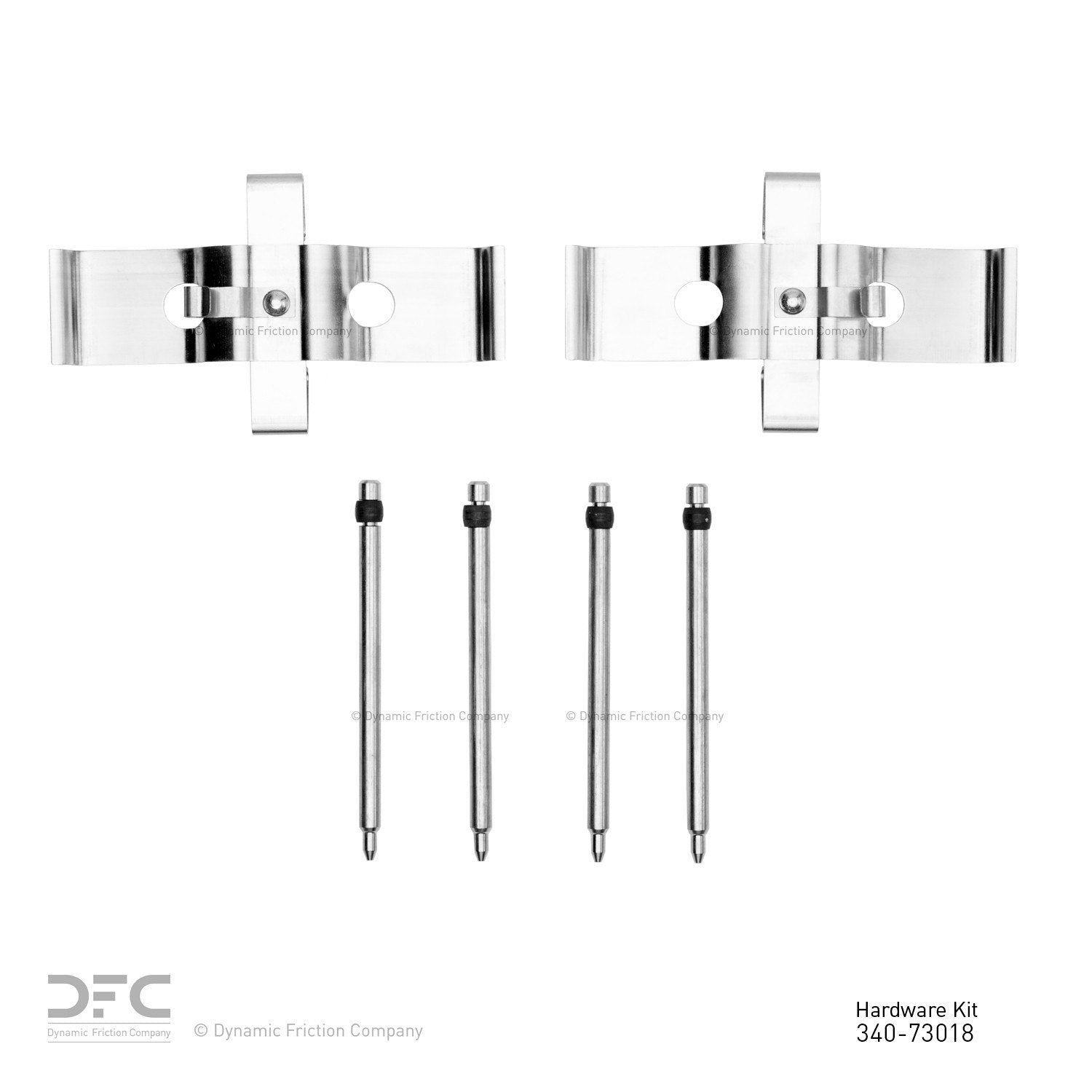 Dynamic Friction Company Disc Brake Hardware Kit 340-73018