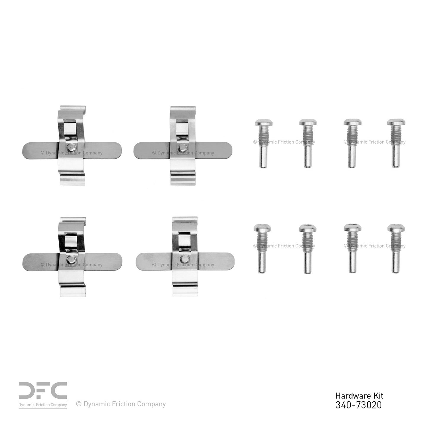 Dynamic Friction Company Disc Brake Hardware Kit 340-73020