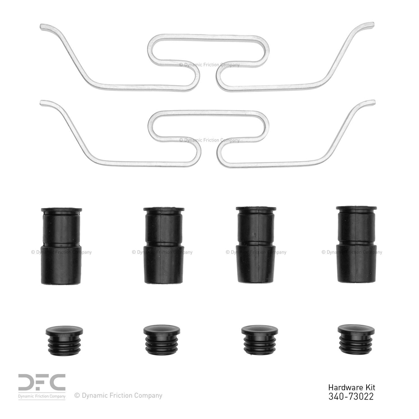 Dynamic Friction Company Disc Brake Hardware Kit 340-73022