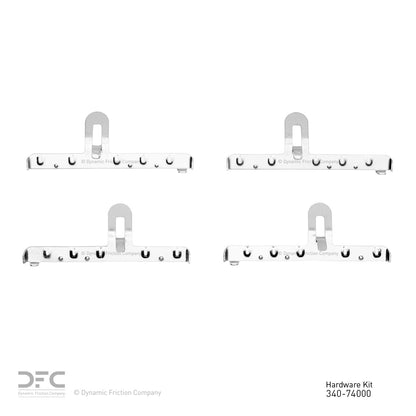 Dynamic Friction Company Disc Brake Hardware Kit 340-74000