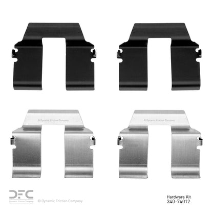 Dynamic Friction Company Disc Brake Hardware Kit 340-74012
