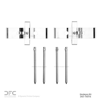 Dynamic Friction Company Disc Brake Hardware Kit 340-74016