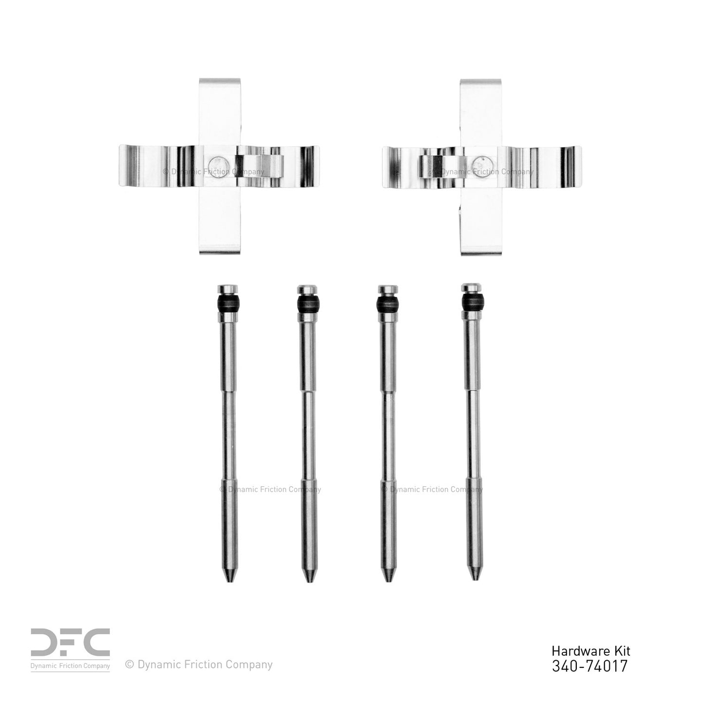 Dynamic Friction Company Disc Brake Hardware Kit 340-74017