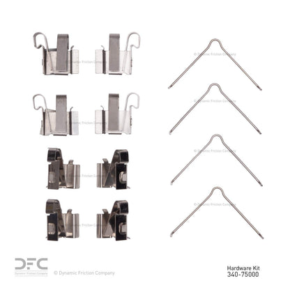 Dynamic Friction Company Disc Brake Hardware Kit 340-75000