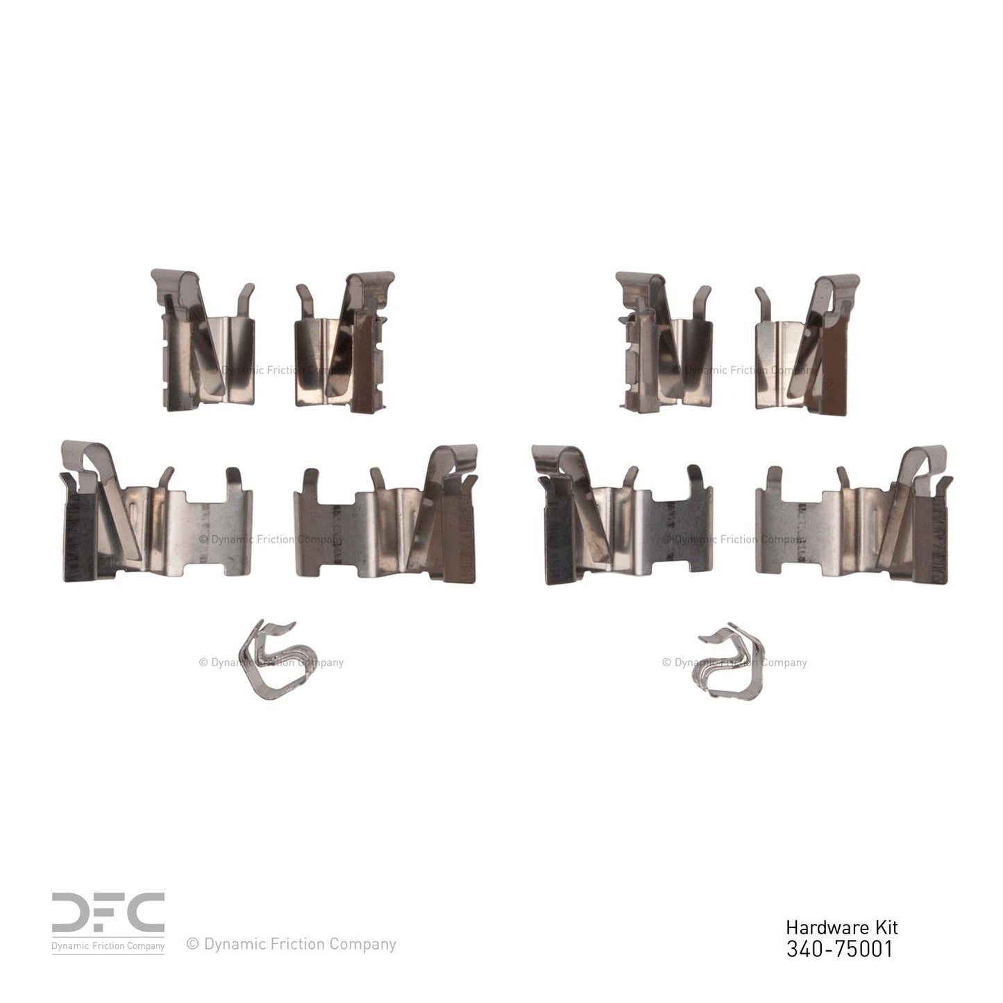 Dynamic Friction Company Disc Brake Hardware Kit 340-75001