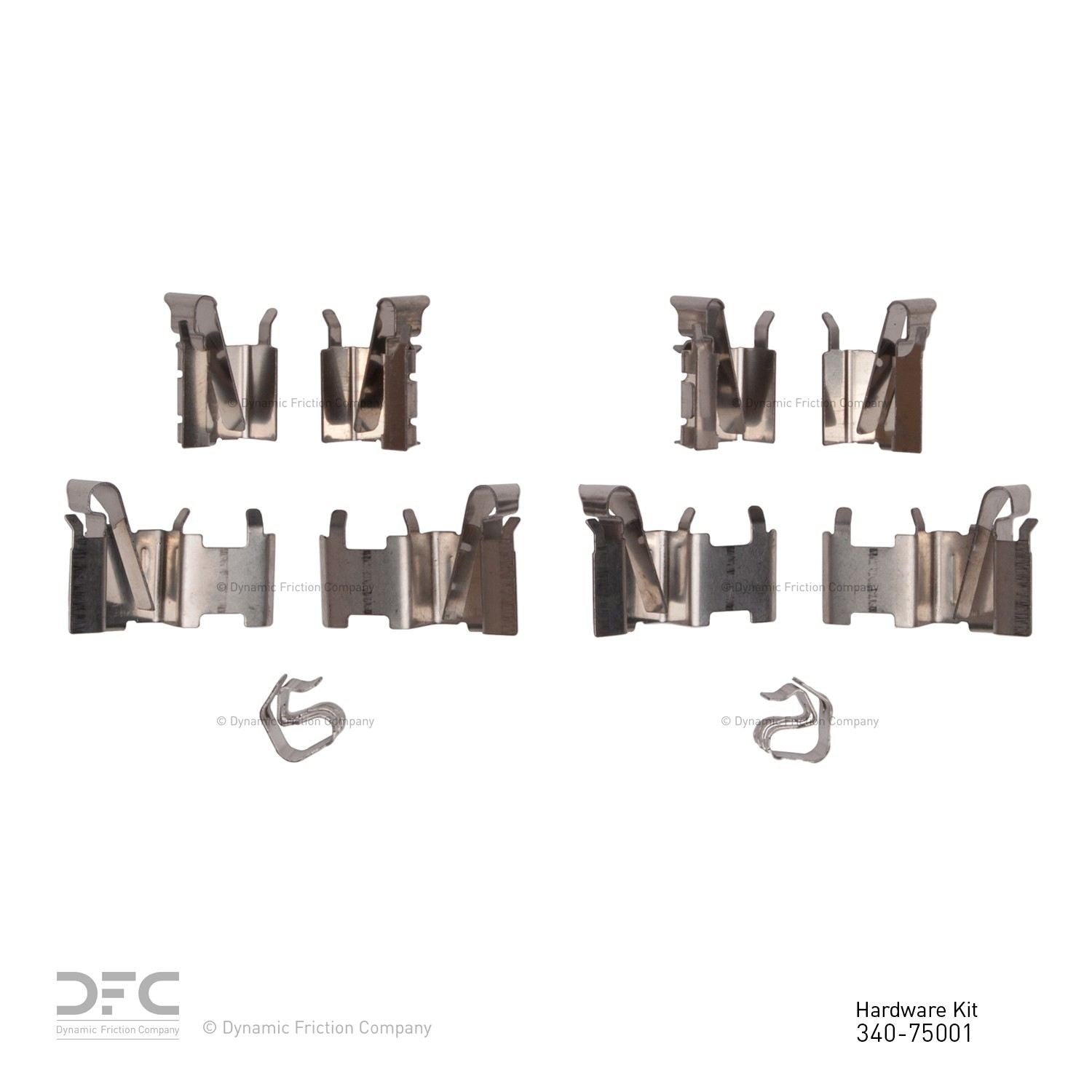 Dynamic Friction Company Disc Brake Hardware Kit 340-75001