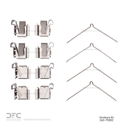 Dynamic Friction Company Disc Brake Hardware Kit 340-75002