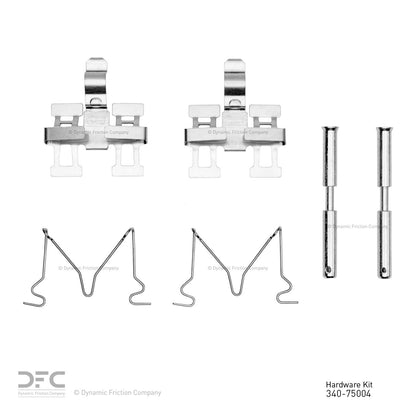 Dynamic Friction Company Disc Brake Hardware Kit 340-75004
