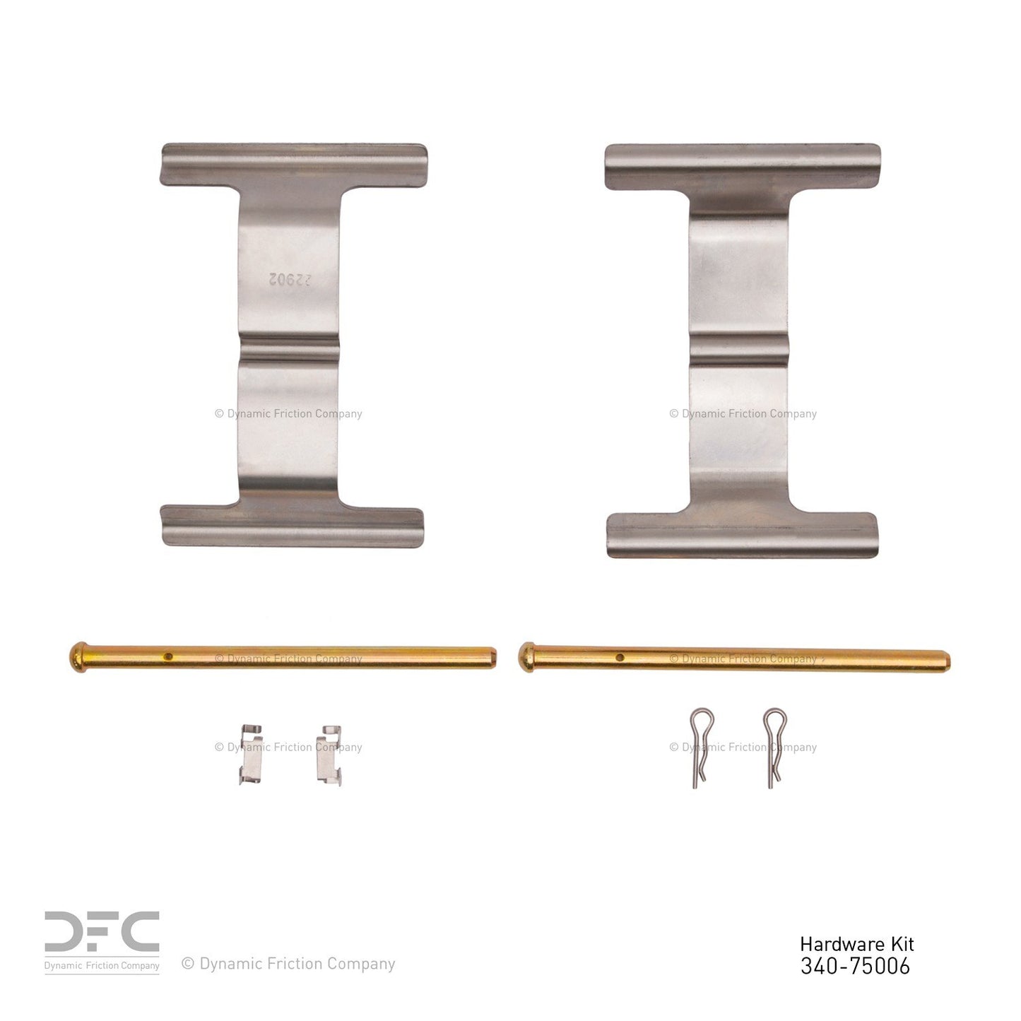 Dynamic Friction Company Disc Brake Hardware Kit 340-75006