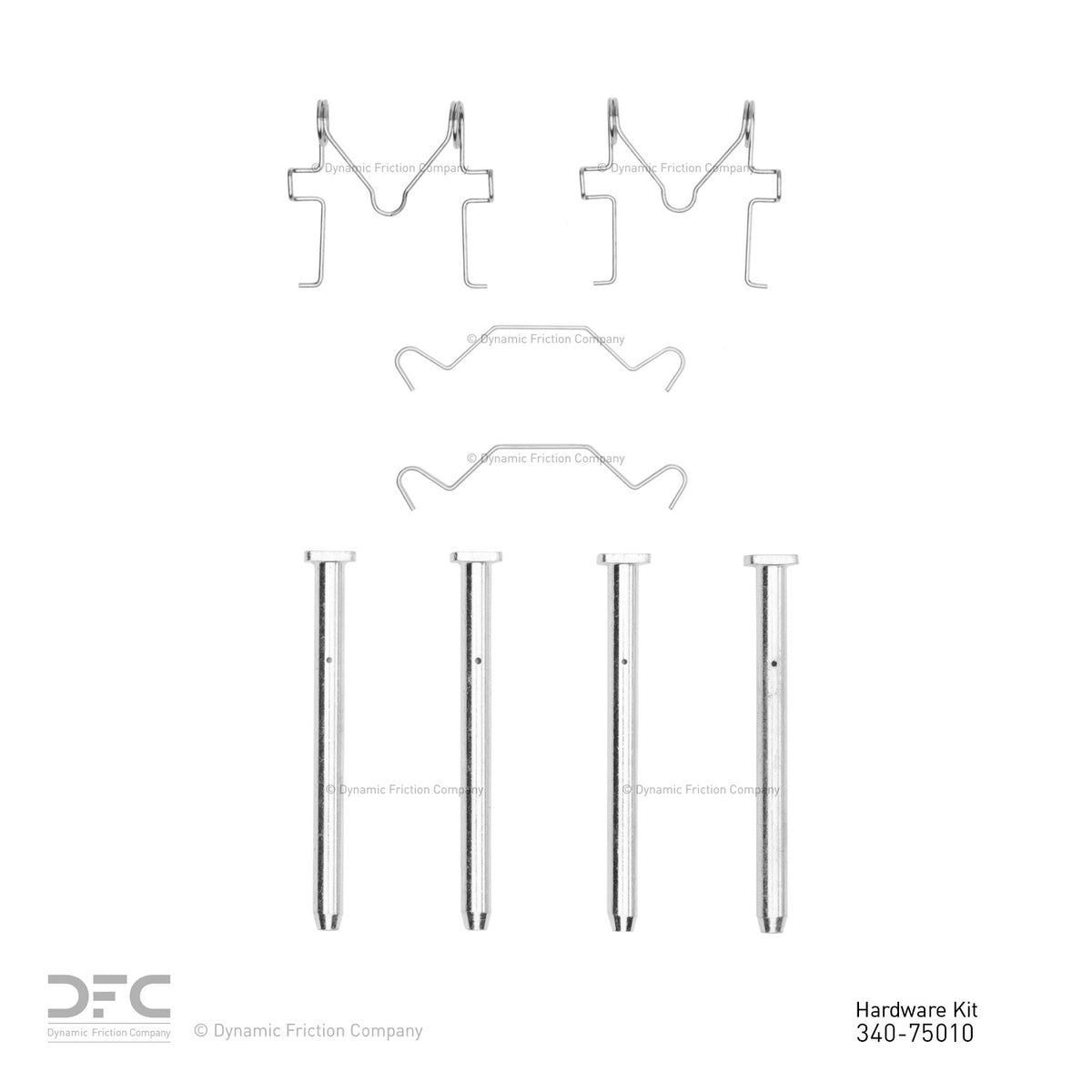 Dynamic Friction Company Disc Brake Hardware Kit 340-75010