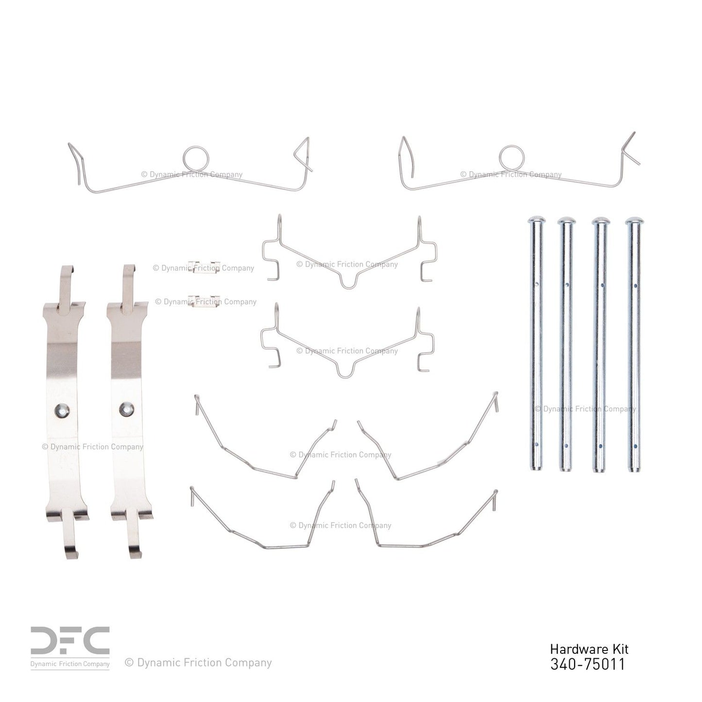 Dynamic Friction Company Disc Brake Hardware Kit 340-75011