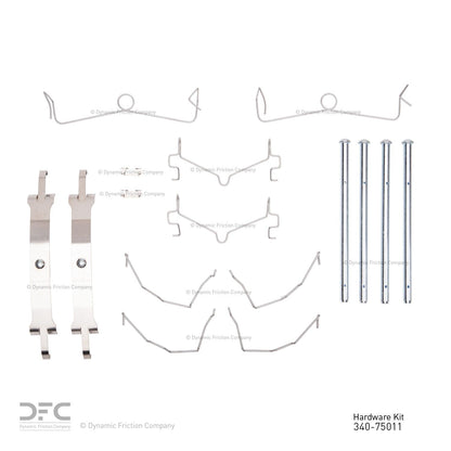 Dynamic Friction Company Disc Brake Hardware Kit 340-75011