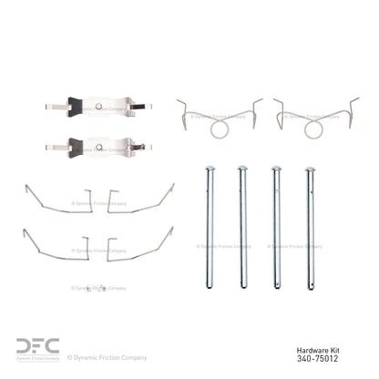 Dynamic Friction Company Disc Brake Hardware Kit 340-75012