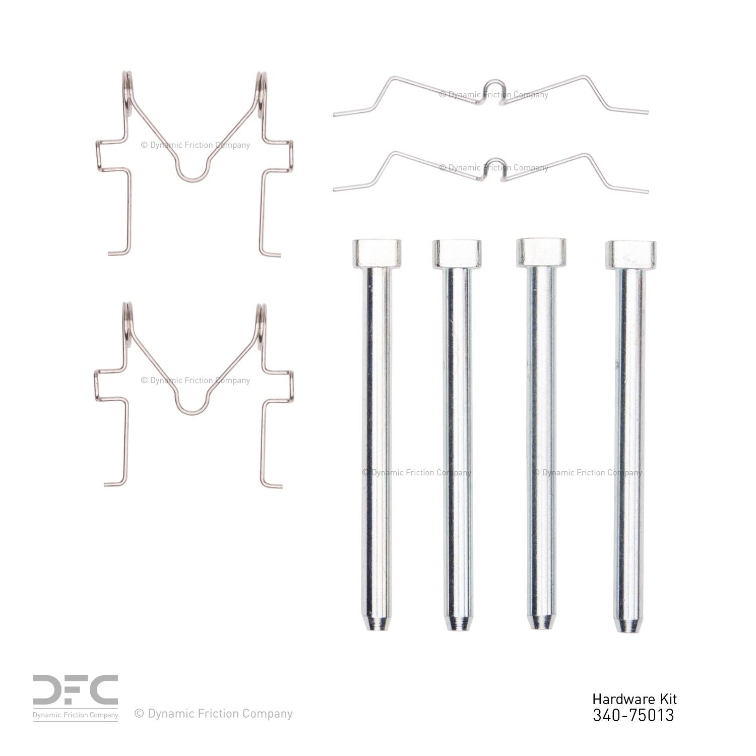 Dynamic Friction Company Disc Brake Hardware Kit 340-75013