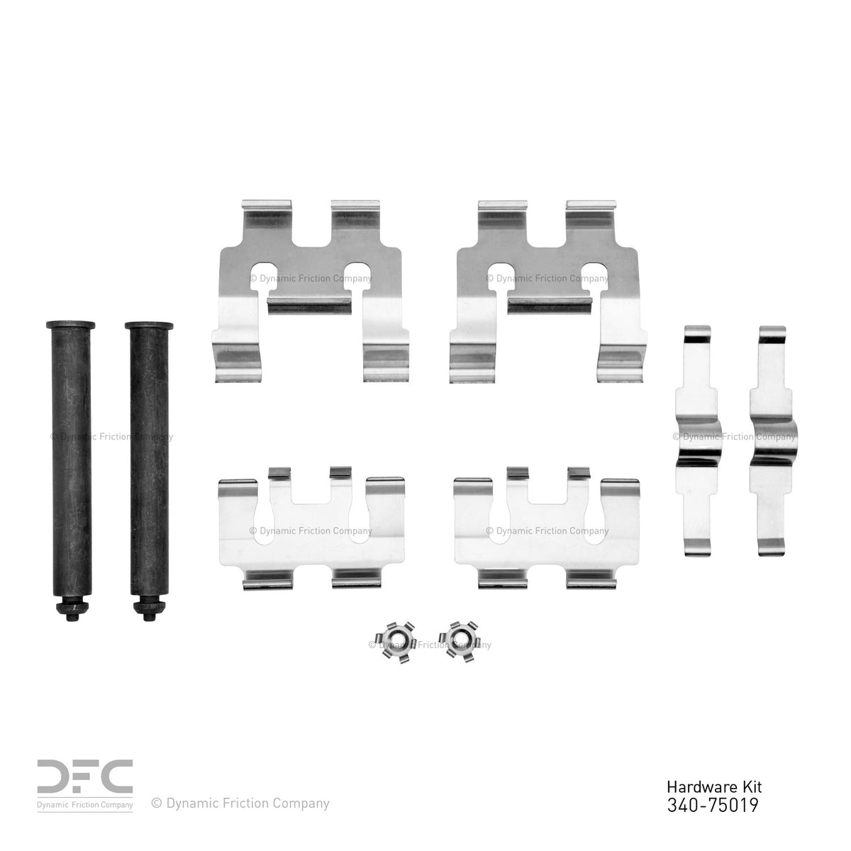 Dynamic Friction Company Disc Brake Hardware Kit 340-75019