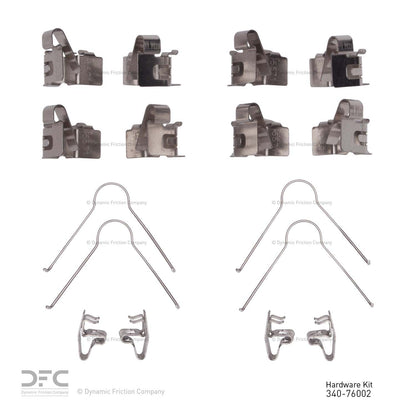 Dynamic Friction Company Disc Brake Hardware Kit 340-76002