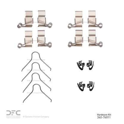 Dynamic Friction Company Disc Brake Hardware Kit 340-76011