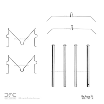 Dynamic Friction Company Disc Brake Hardware Kit 340-76013
