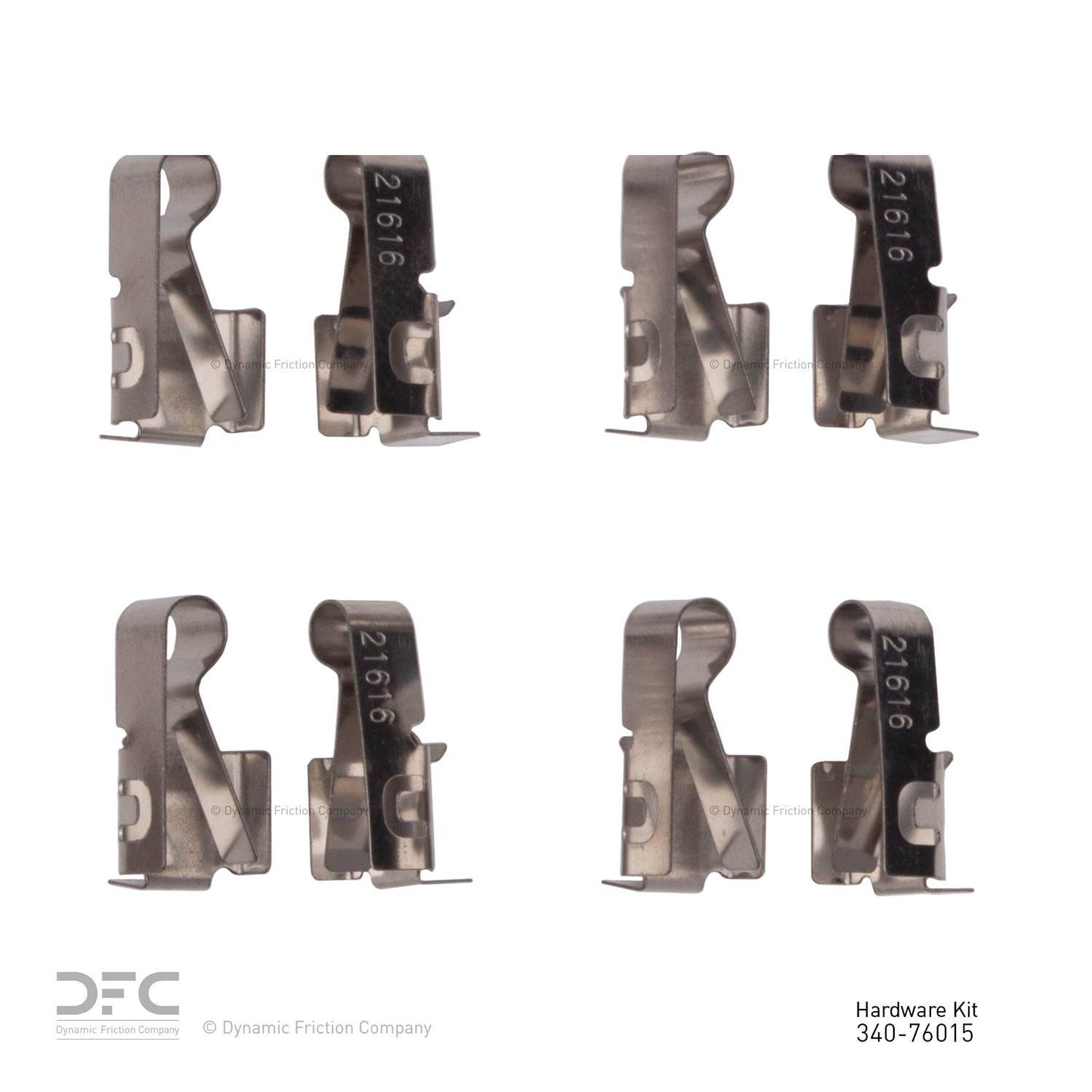 Dynamic Friction Company Disc Brake Hardware Kit 340-76015