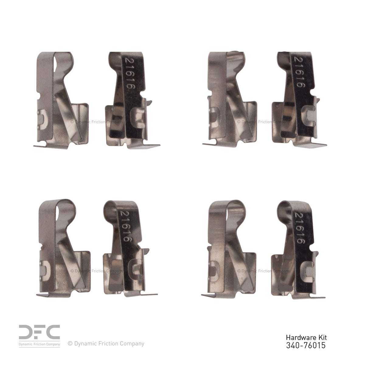 Dynamic Friction Company Disc Brake Hardware Kit 340-76015