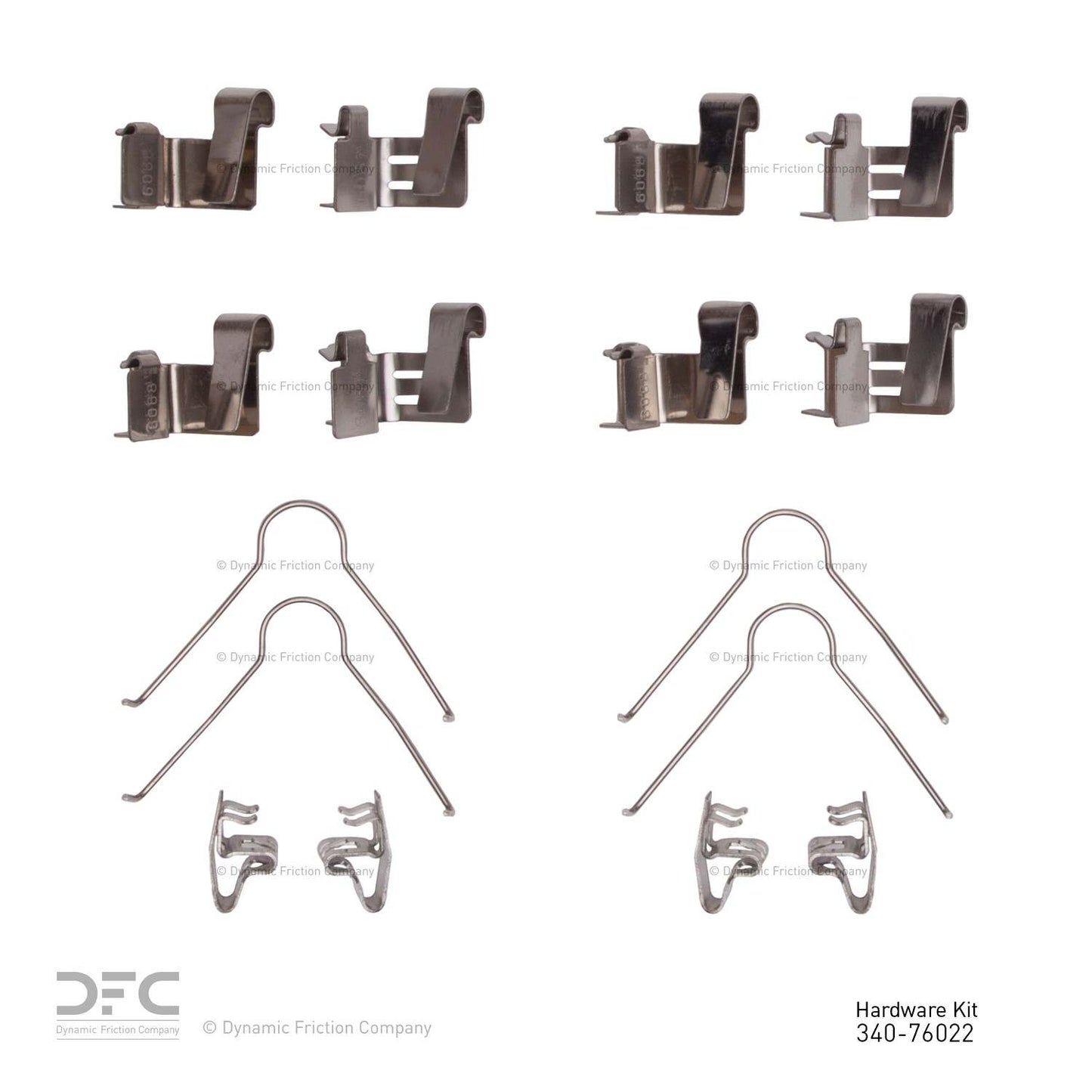 Dynamic Friction Company Disc Brake Hardware Kit 340-76022