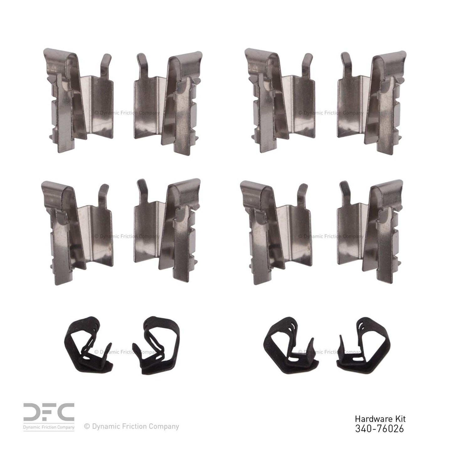 Dynamic Friction Company Disc Brake Hardware Kit 340-76026