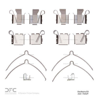 Dynamic Friction Company Disc Brake Hardware Kit 340-76029