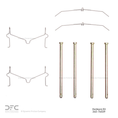Dynamic Friction Company Disc Brake Hardware Kit 340-76039
